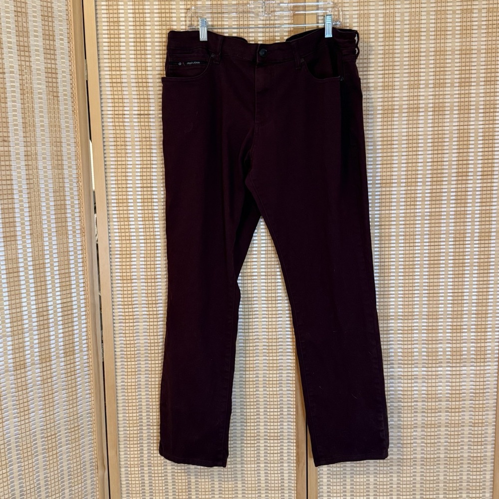 G Fried-Denim Mens 38x32 Slim Fit Jeans Denim Stretch Burgundy Streetwear Boho